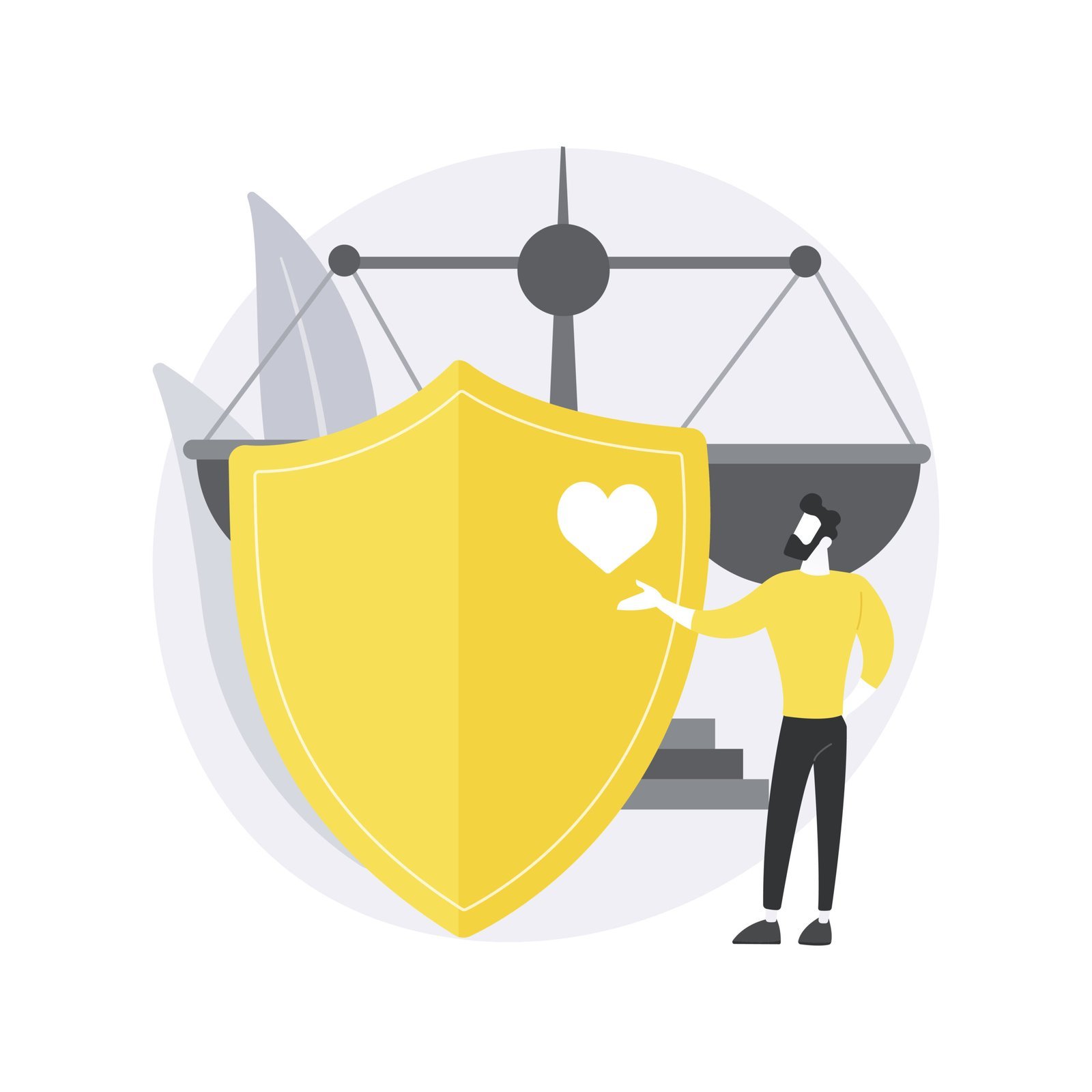 About honesty abstract concept vector illustration.